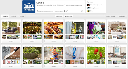 Lowes Pinterest