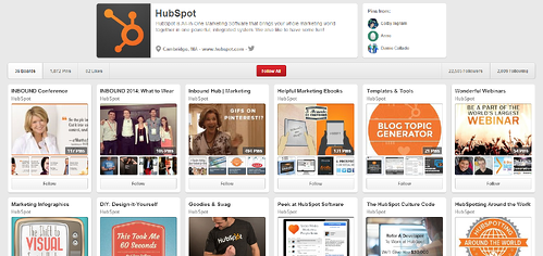 Hubspot Pinterest