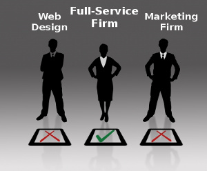 Web Design Firm vs. Marketing Firm vs. Full Service Firm
