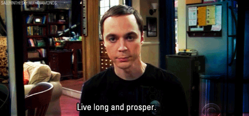 Sheldon sheldon cooper live long and prosper large