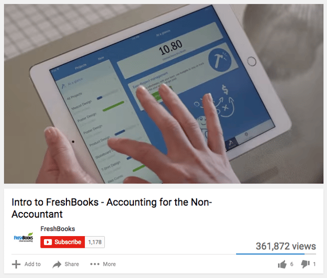 Freshbooks video marketing campaign