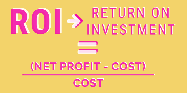 ROI formula