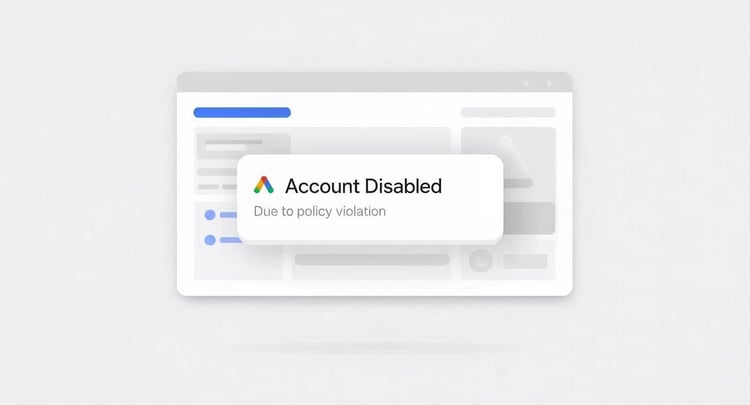 account suspended Google policy