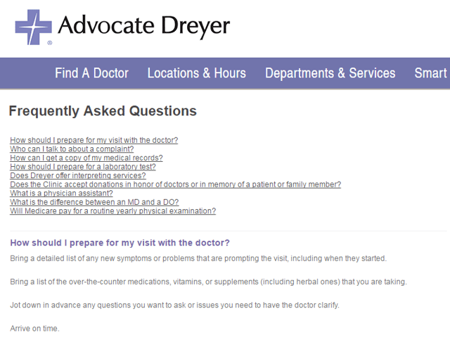 advocate dreyer faqs