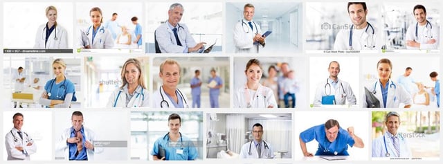 generic stock images medical website